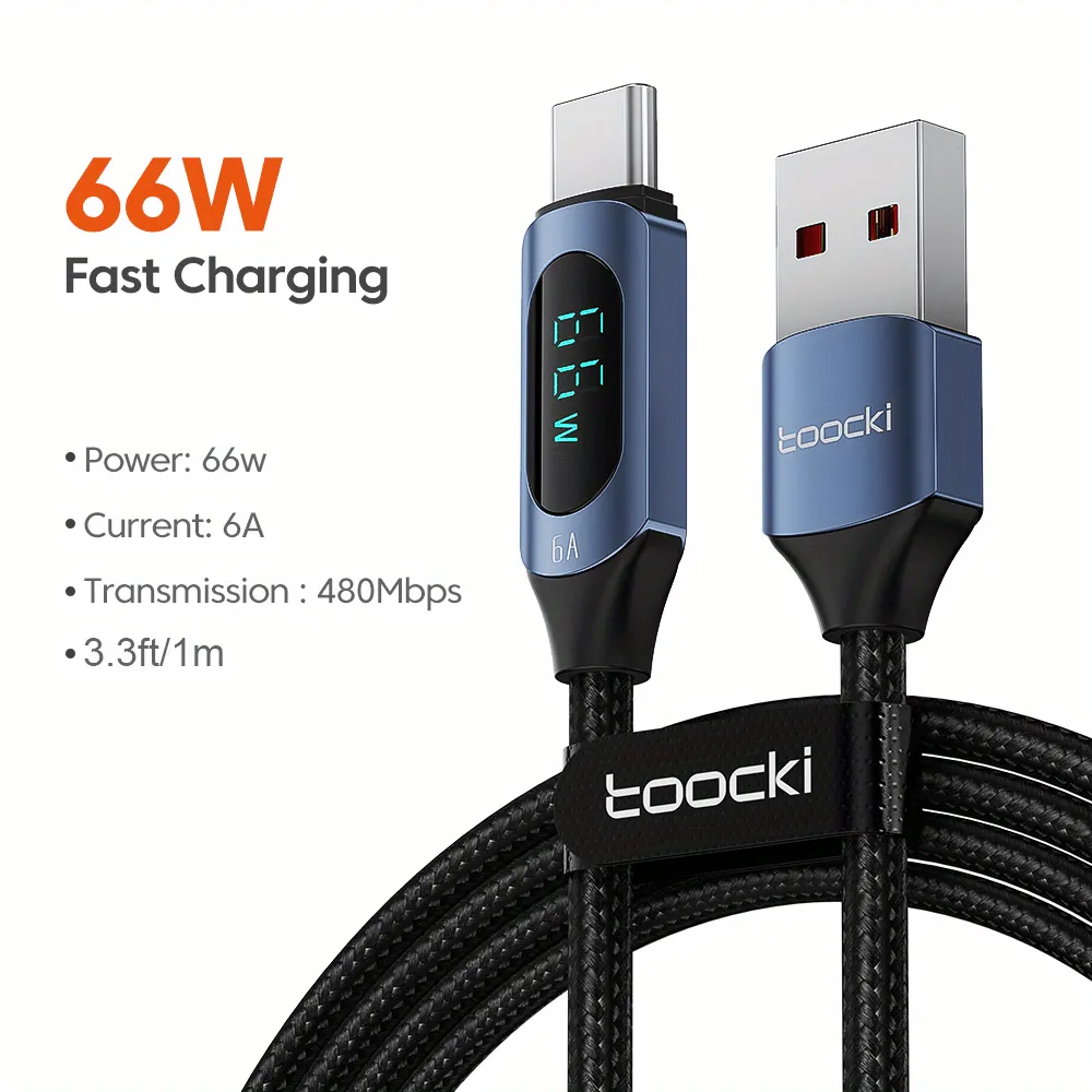 100W PD Fast Charging USB C to C Cable Compatible with Xiaomi Realme MacBook iPad