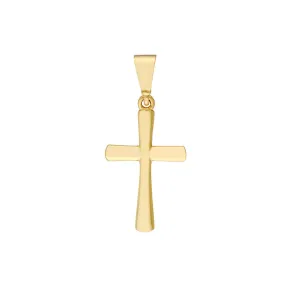 10K Yellow Gold Classic Cross Pendant