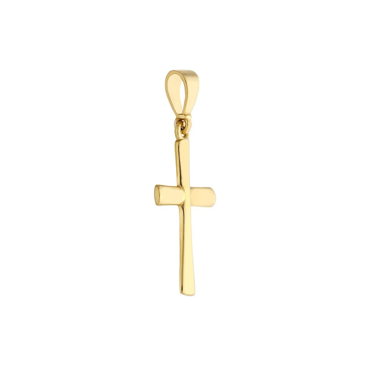 10K Yellow Gold Classic Cross Pendant