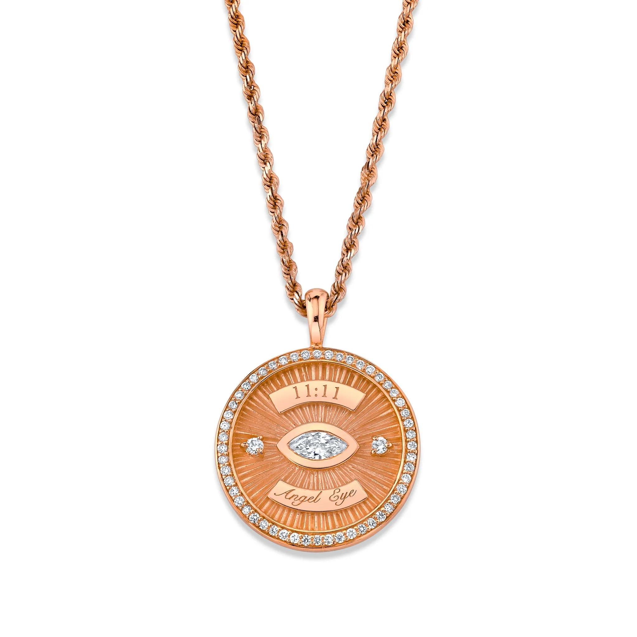 11:11 Angel Eye Coin Pendant