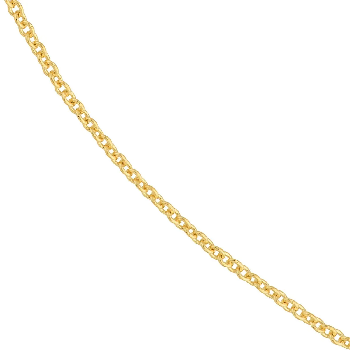 14K Yellow Gold 1.05mm Open Cable Chain