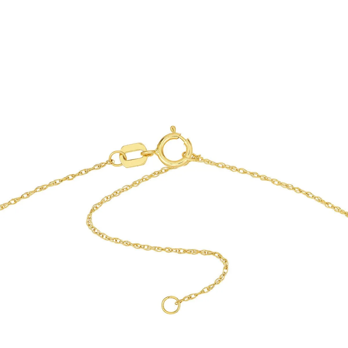 14K Yellow Gold So You Mini Mama Bear Adjustable Necklace