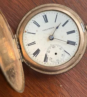 1900's Columbia Waltham 5 Year Gold Filled Pocket Watch 05802552