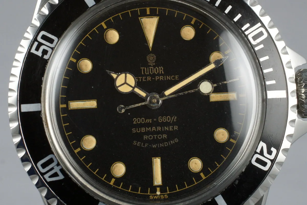 1961 Tudor Submariner 7928 Gilt Chapter Ring Exclamation Dial