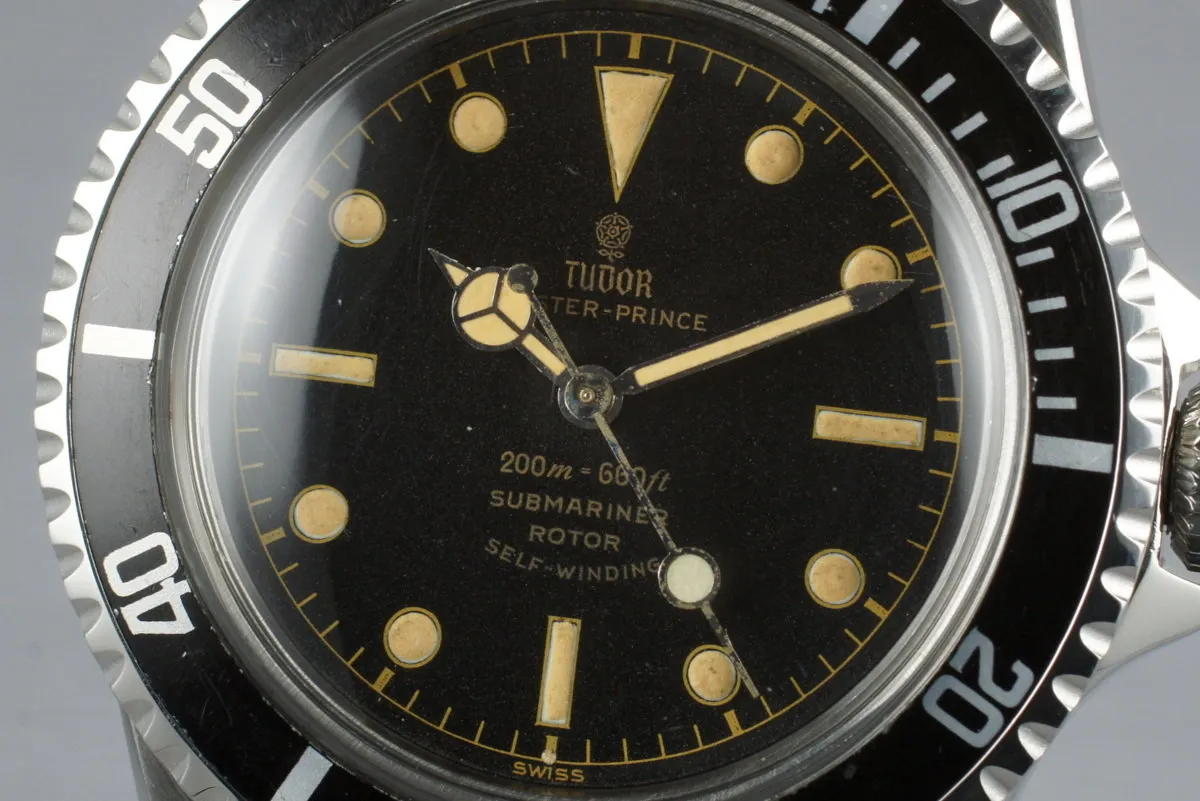 1961 Tudor Submariner 7928 Gilt Chapter Ring Exclamation Dial