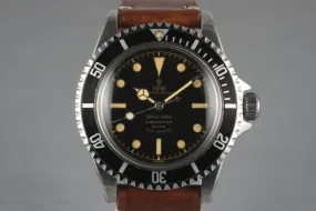 1961 Tudor Submariner 7928 Gilt Chapter Ring Exclamation Dial