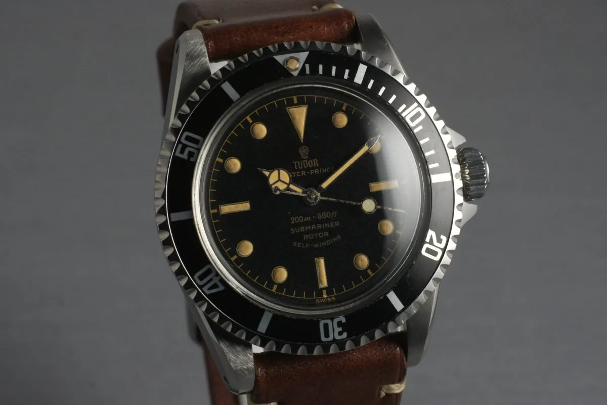 1961 Tudor Submariner 7928 Gilt Chapter Ring Exclamation Dial