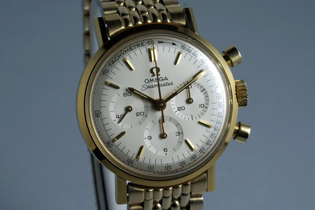 1965 Omega Gold Cap Seamaster 300 105.005 Caliber 321