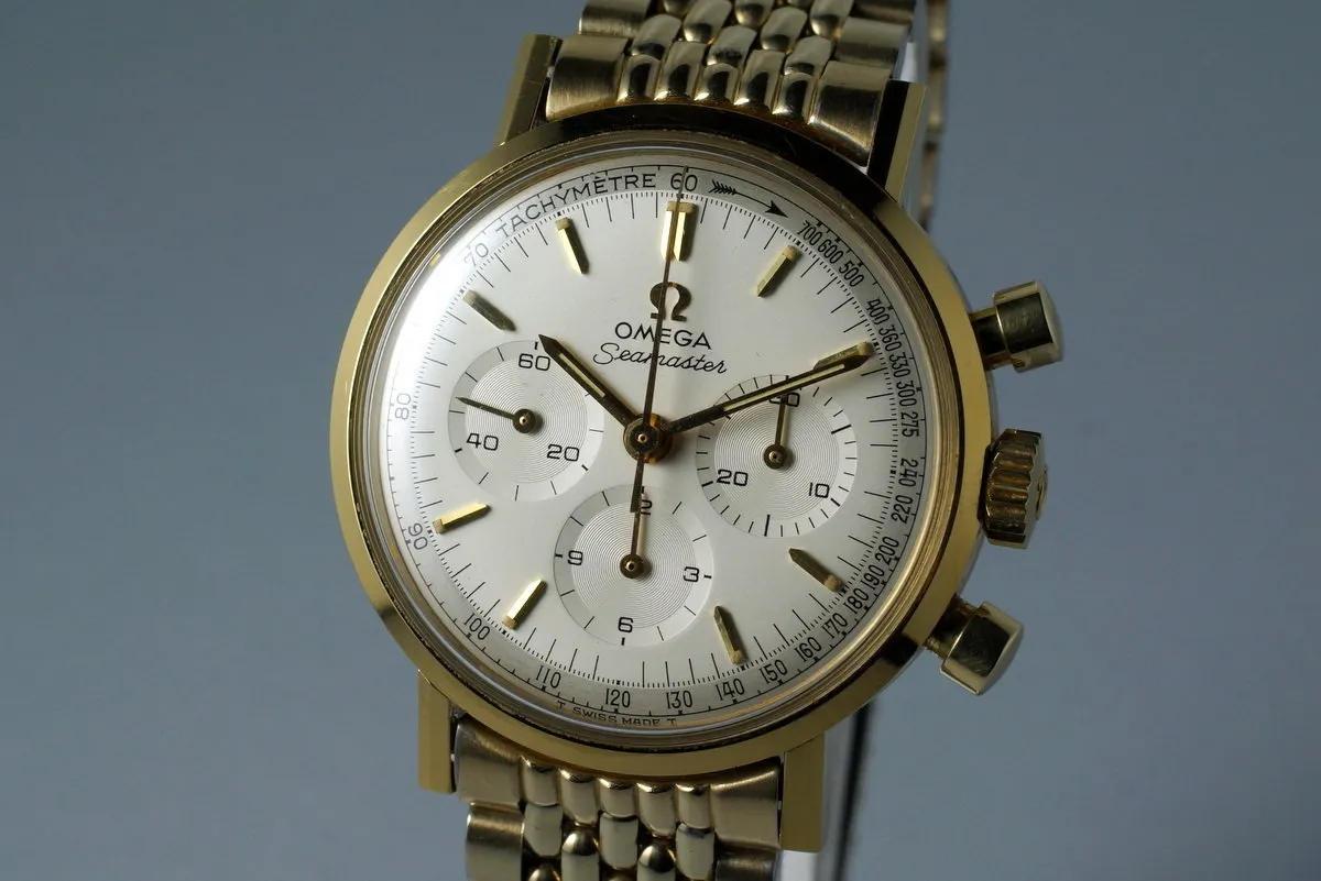 1965 Omega Gold Cap Seamaster 300 105.005 Caliber 321