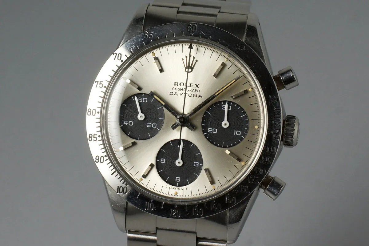 1968 Rolex Daytona 6239 Silver Dial