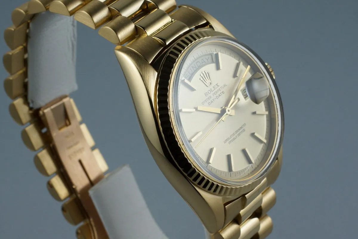 1970 Rolex YG Day-Date 1807 Champagne Dial