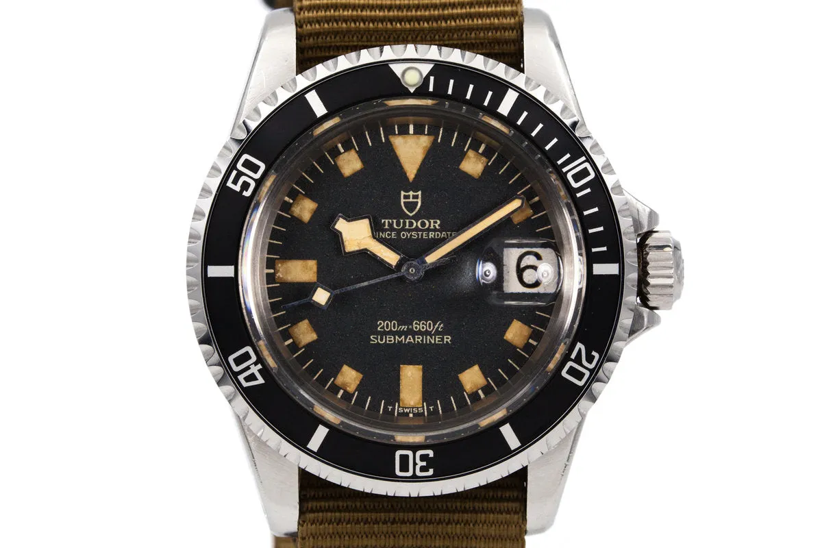 1972 Tudor Submariner 9411/0 Black Snowflake Dial