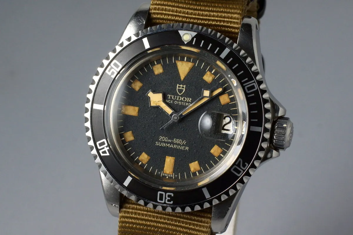 1972 Tudor Submariner 9411/0 Black Snowflake Dial