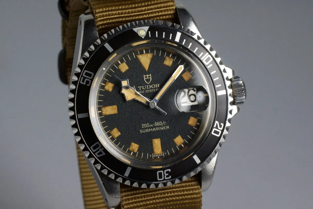 1972 Tudor Submariner 9411/0 Black Snowflake Dial