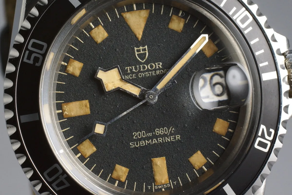 1972 Tudor Submariner 9411/0 Black Snowflake Dial