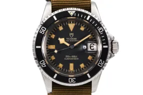 1972 Tudor Submariner 9411/0 Black Snowflake Dial