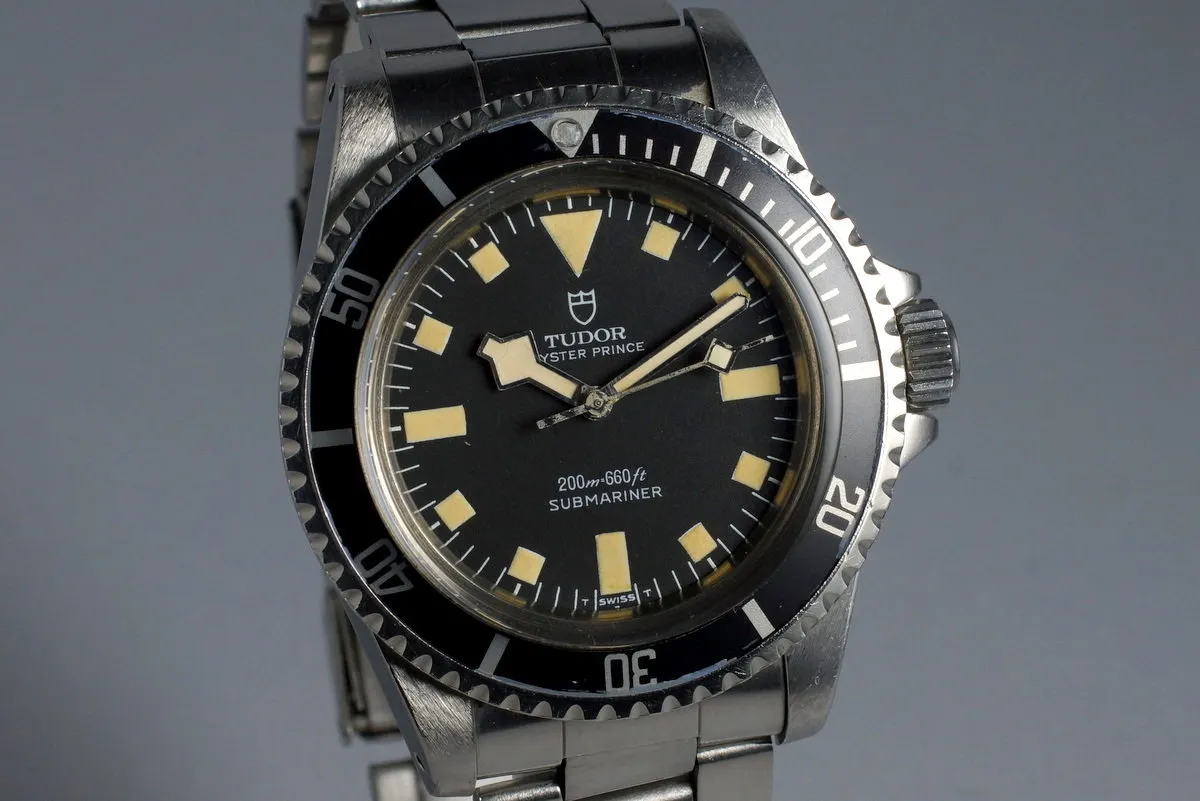 1977 Tudor Submariner 94010 Black Snowflake