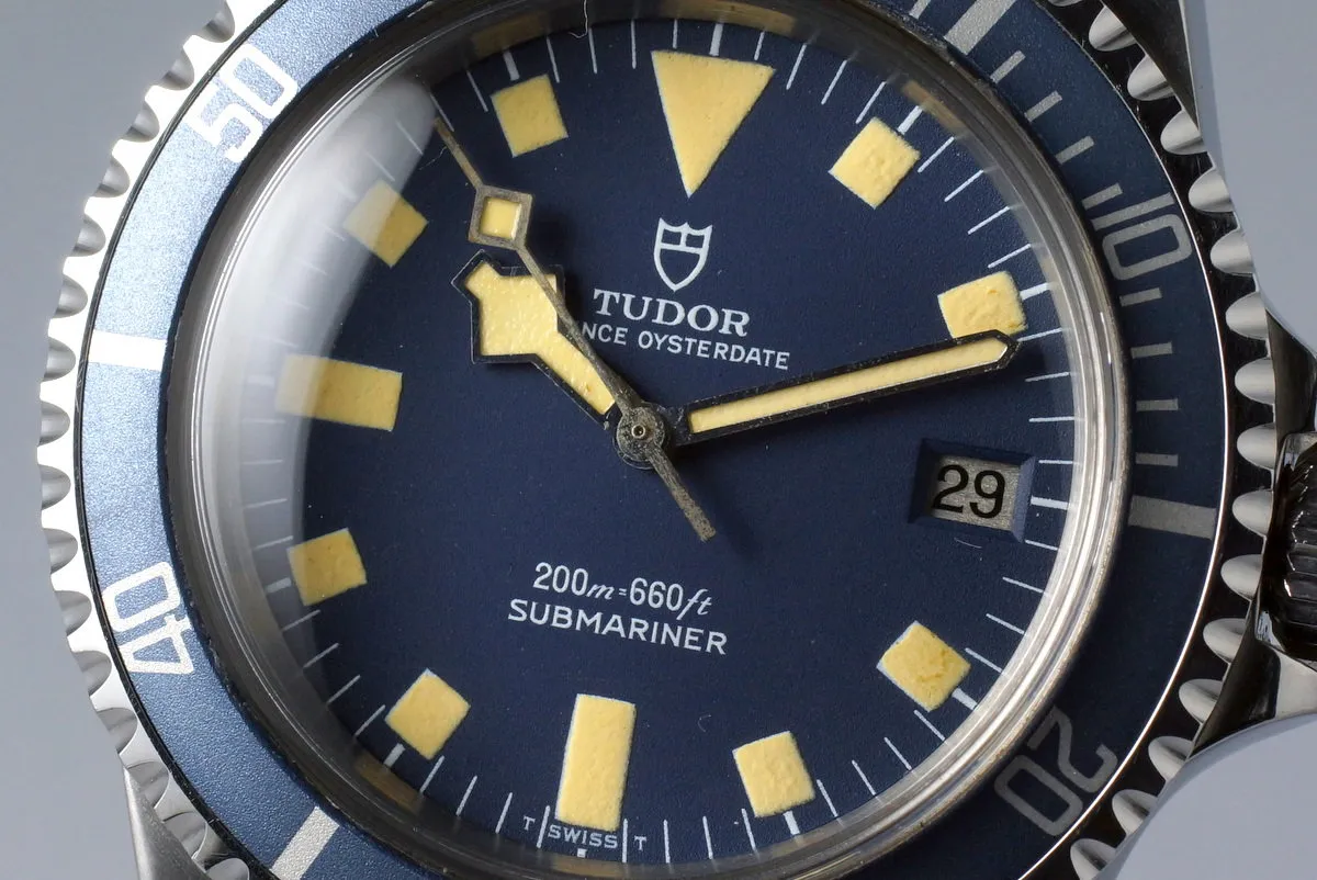 1979 Tudor Blue Submariner 94110 Snowflake