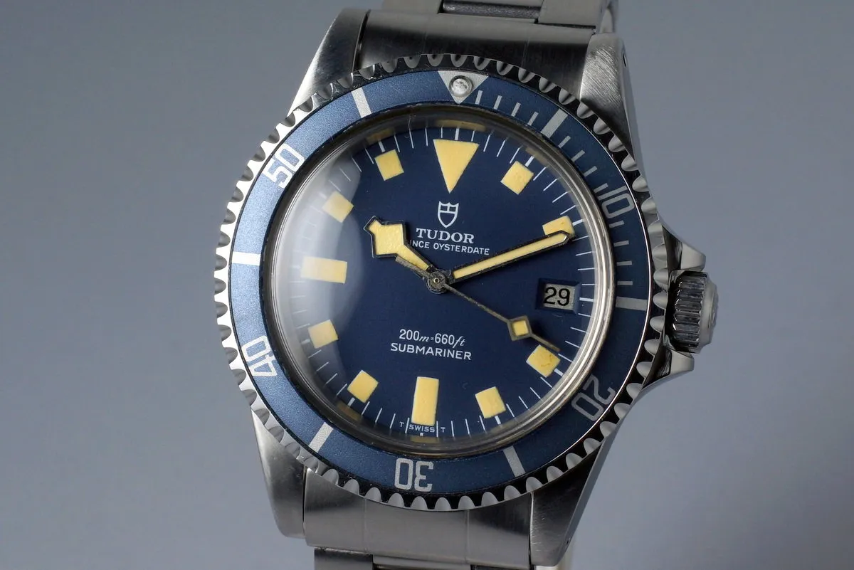 1979 Tudor Blue Submariner 94110 Snowflake