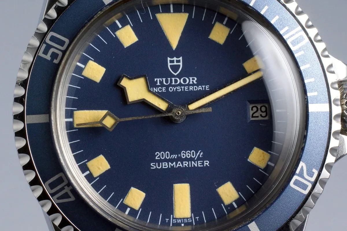 1979 Tudor Blue Submariner 94110 Snowflake