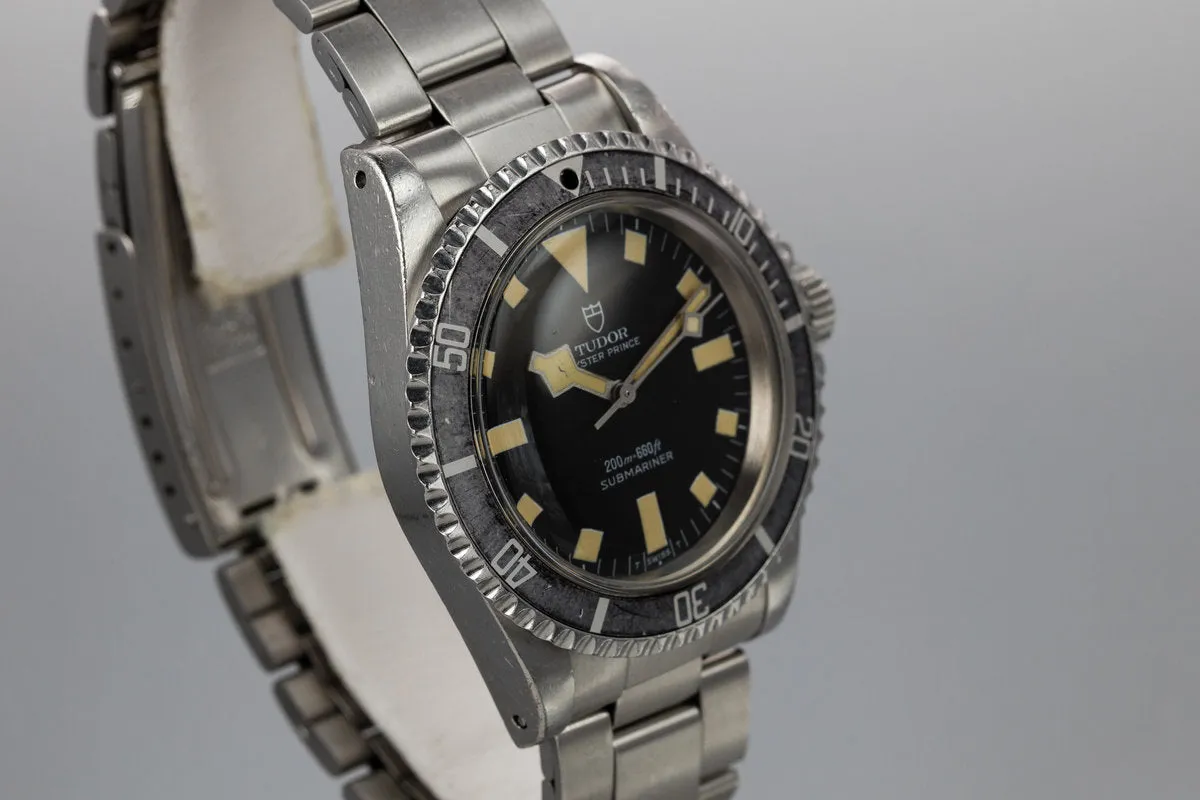 1980 Tudor Snowflake Submariner 94010 Black Dial