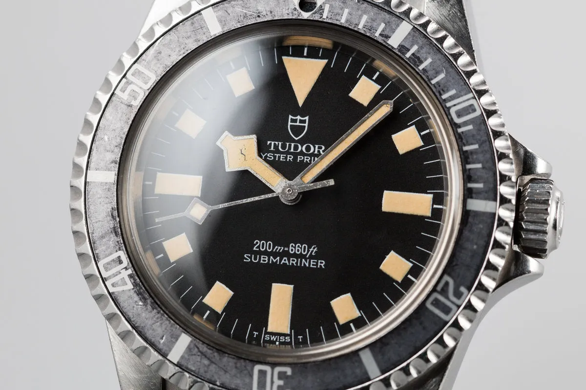 1980 Tudor Snowflake Submariner 94010 Black Dial