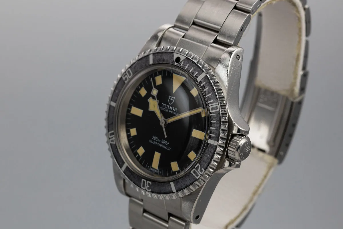 1980 Tudor Snowflake Submariner 94010 Black Dial