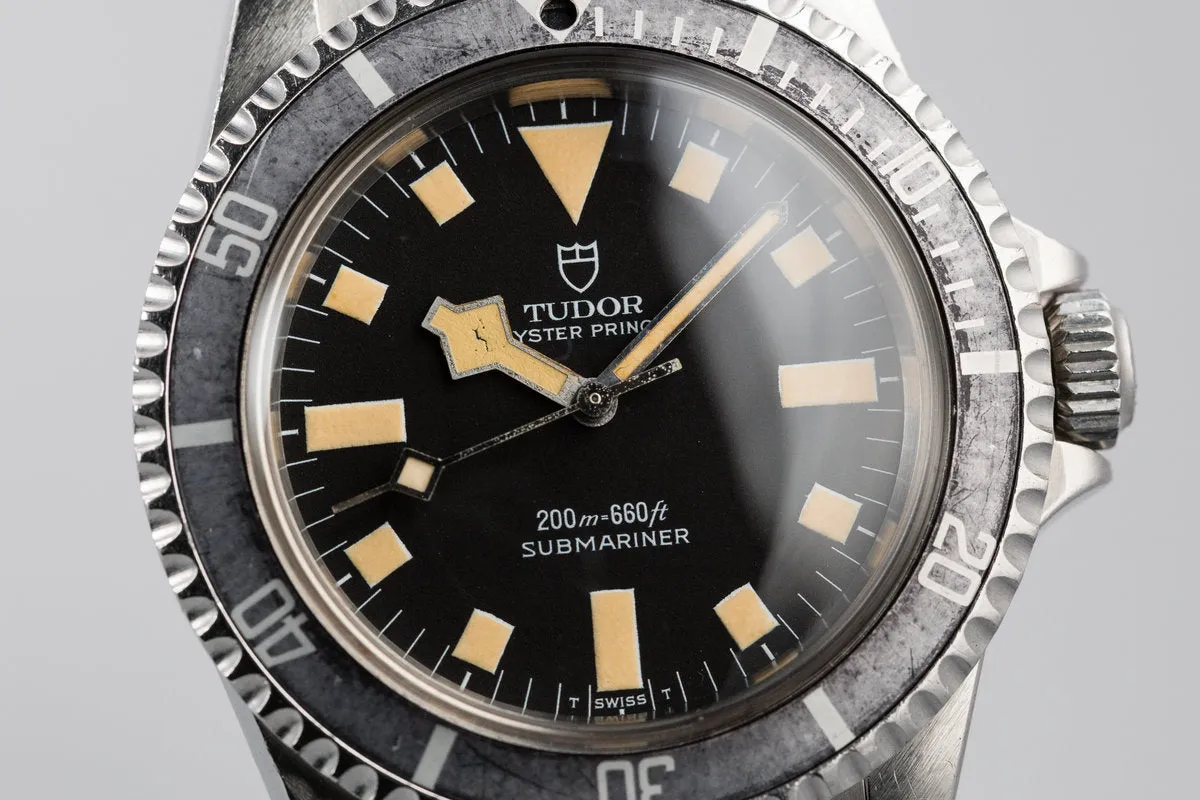 1980 Tudor Snowflake Submariner 94010 Black Dial