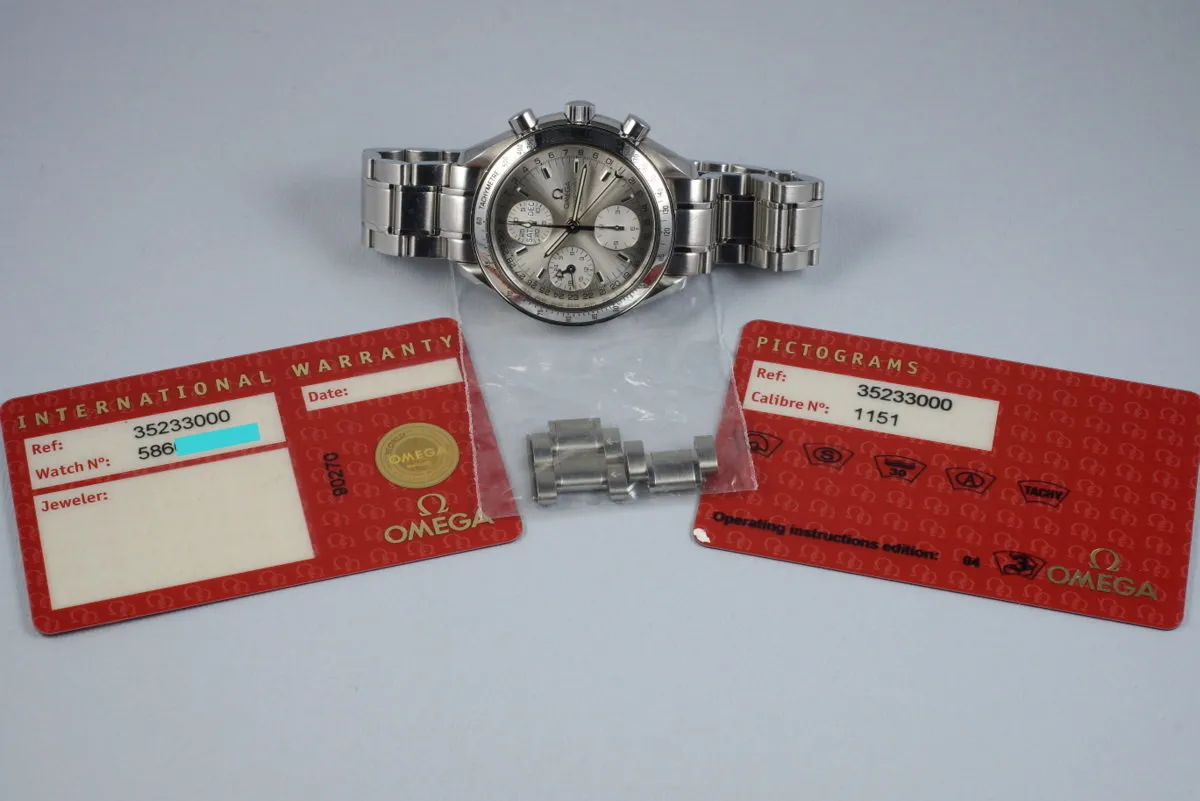 1999 Omega Speedmaster 3523.30 Day Date with Papers