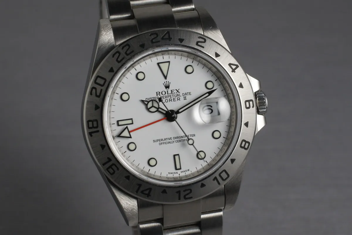 2007 Rolex Explorer II 16570T with 3186 Movement