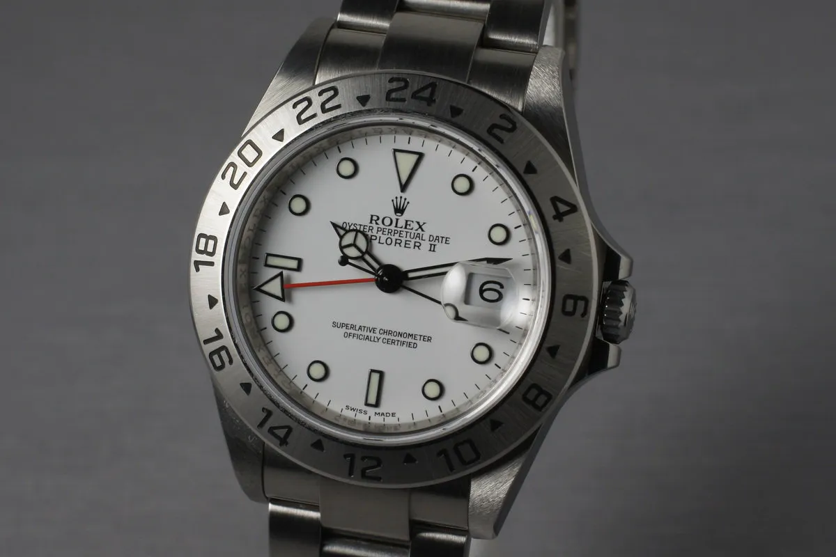 2007 Rolex Explorer II 16570T with 3186 Movement