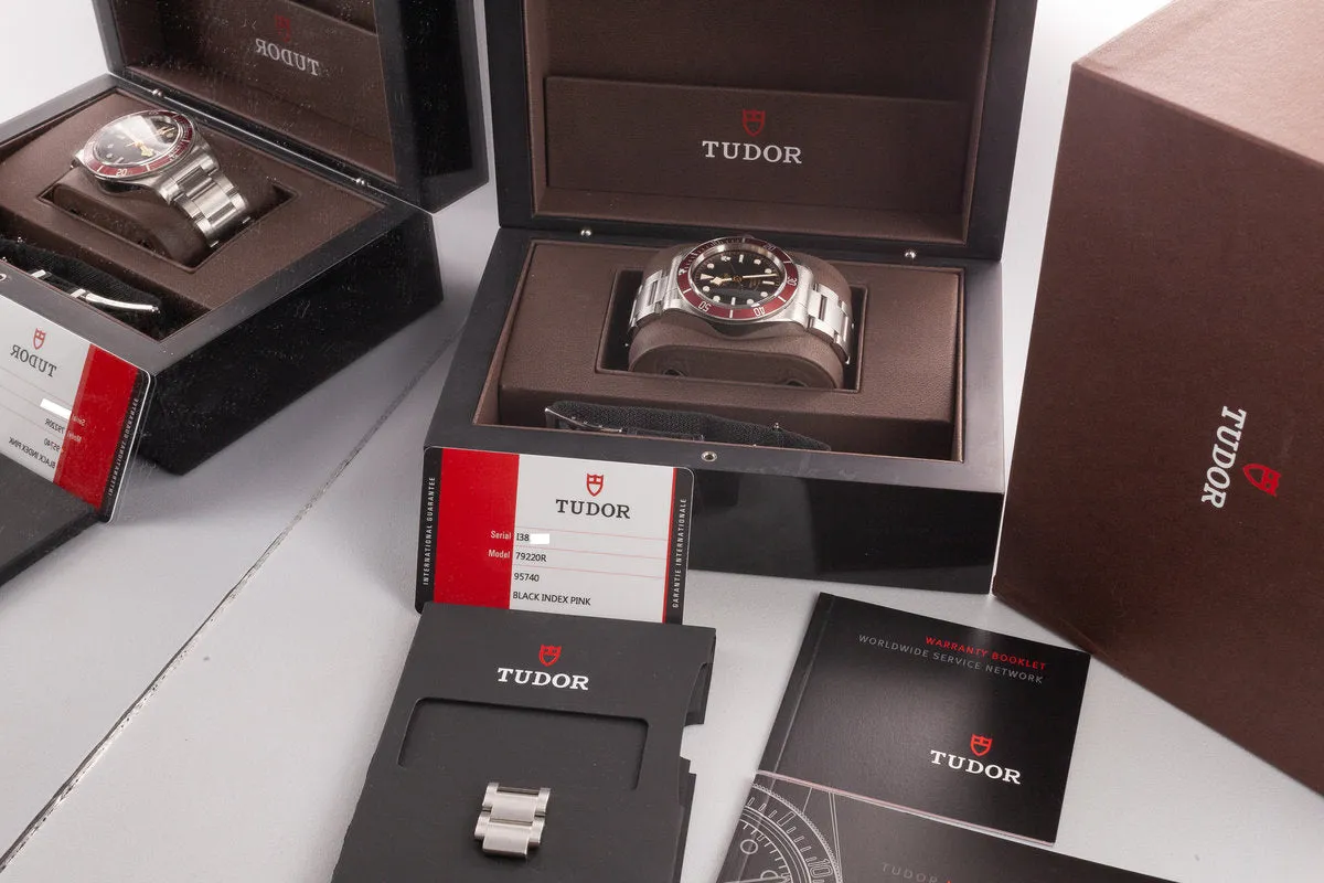 2016 Tudor Black Bay 79220 Red Bezel with Box and papers