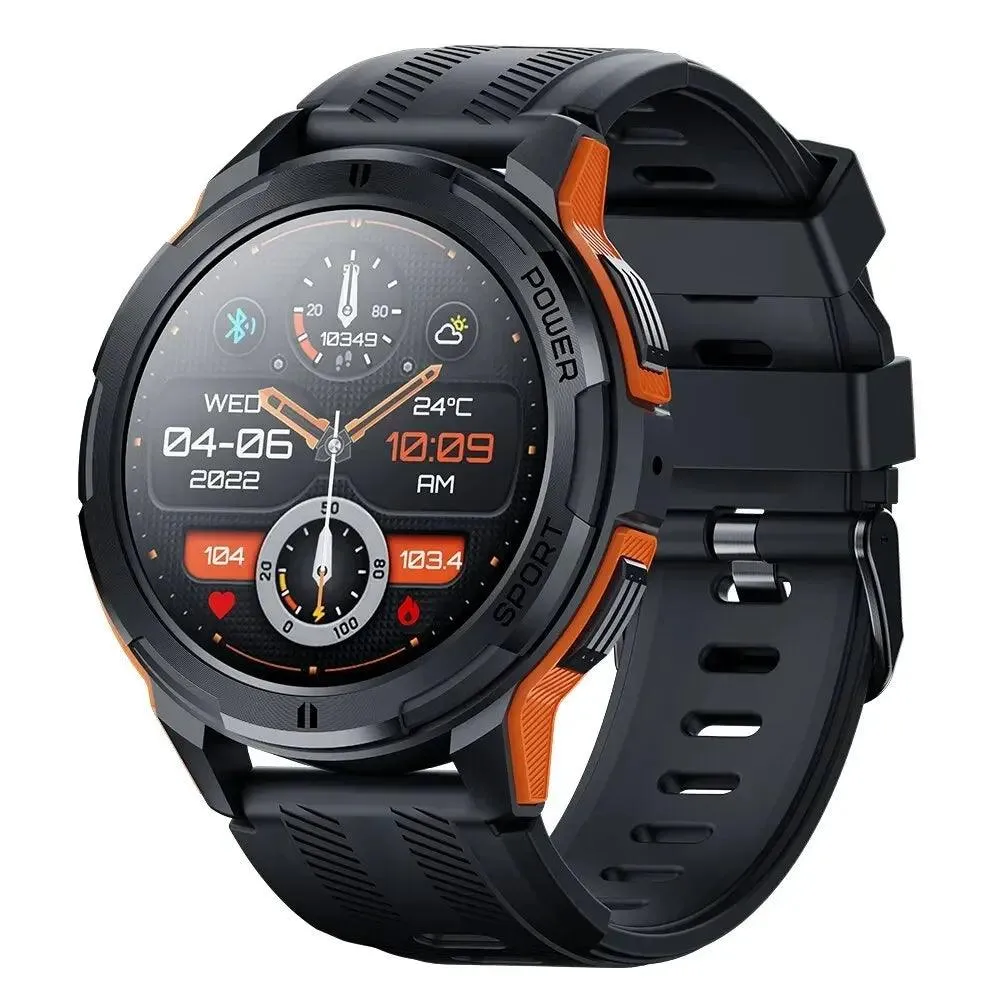 2024 All-Weather AMOLED Smartwatch with Advanced Health Tracking and Bluetooth Sync for iOS and Android