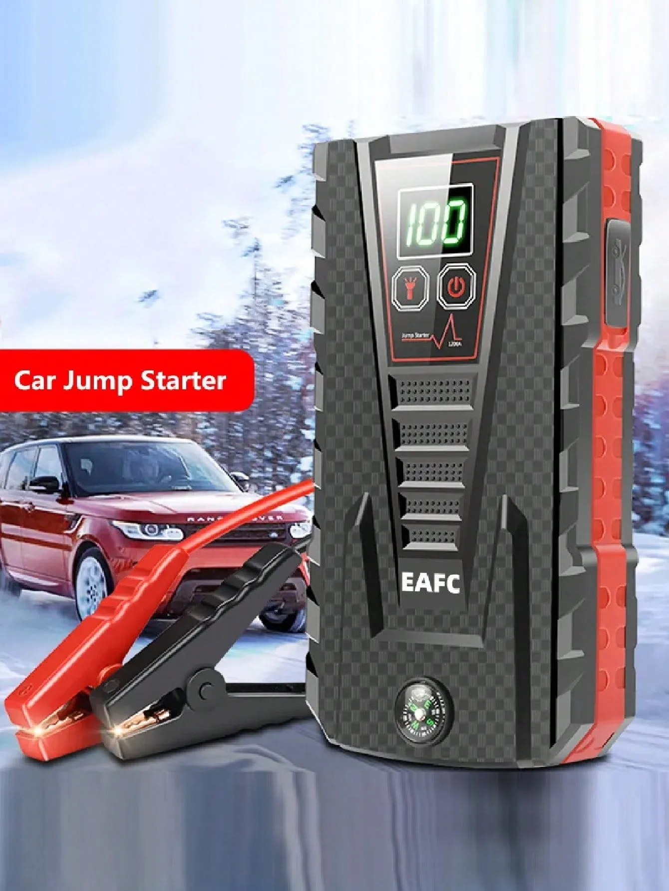 22000mAh Car Jump Starter Power Bank