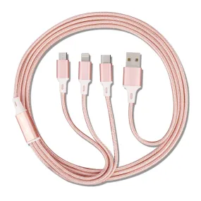 3 in 1 Charging Cable Keychain