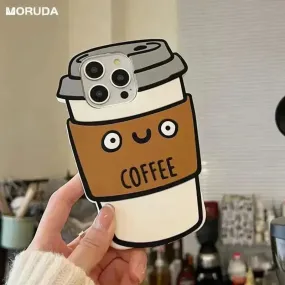 3D Coffee Cup Phone Case (For iPhones)