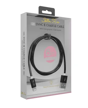 6Ft. Black Lightning Sync & Charging Cable