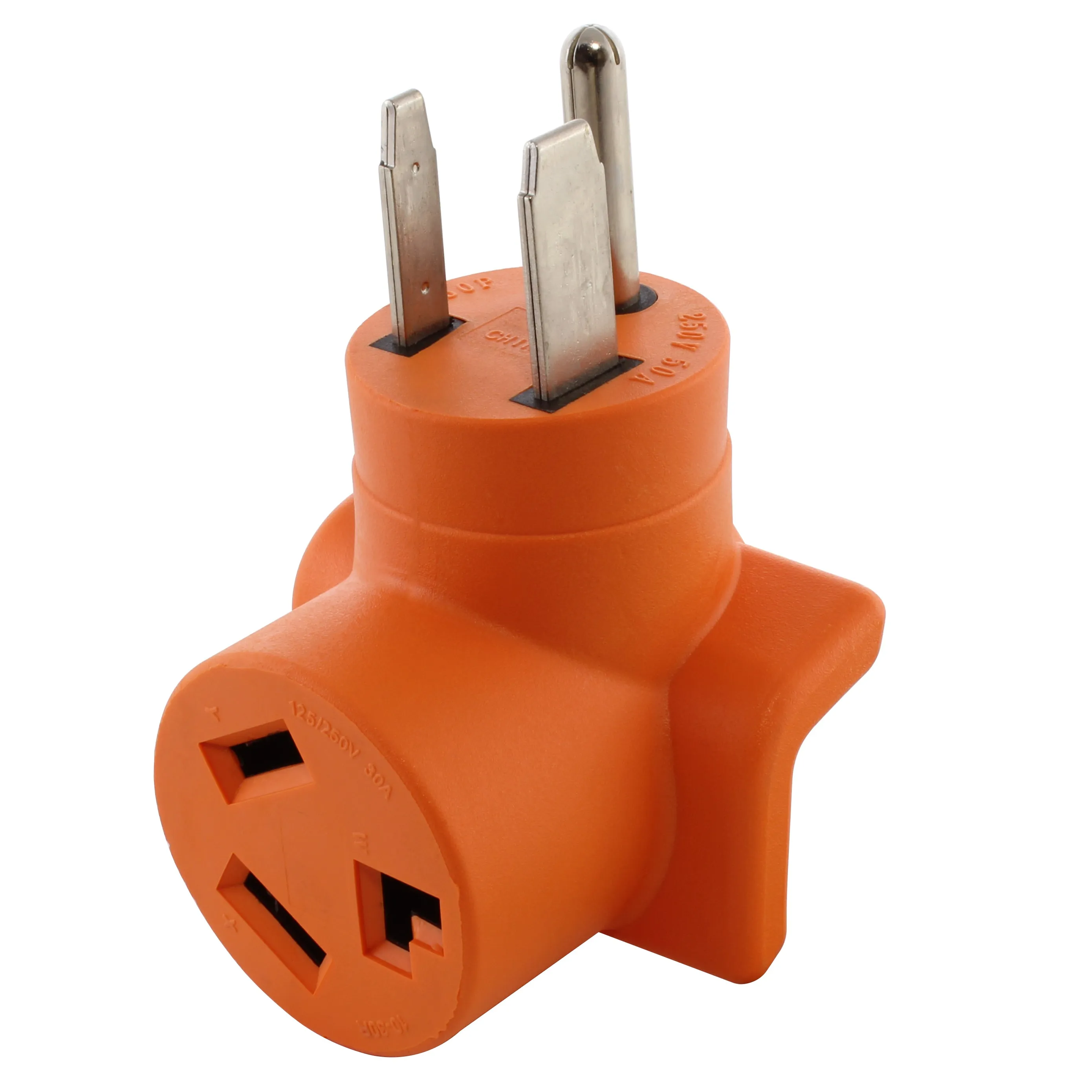 AC WORKS® [AD6501030] Welder 6-50P Plug to 10-30R 3-Prong 30A 3-Prong Dryer Adapter