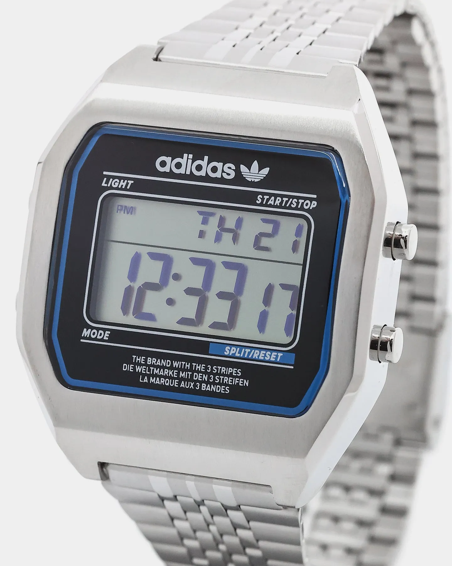 Adidas Digital Two 36MM Silver/Silver