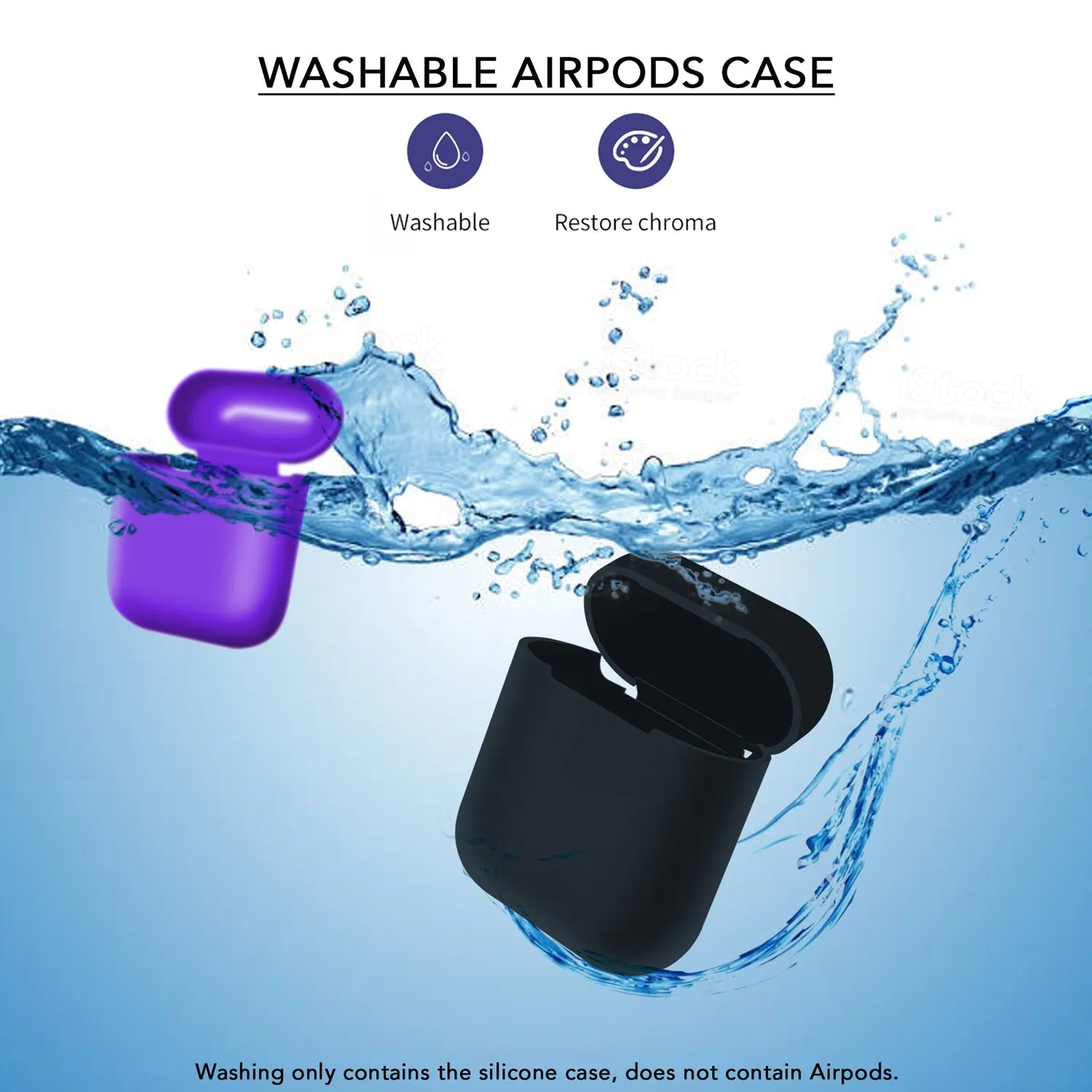 AirPods 1 2 Case Cover Skin Earphone Charge Silicone Case Multi color