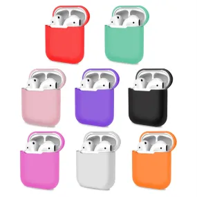 AirPods 1 2 Case Cover Skin Earphone Charge Silicone Case Multi color