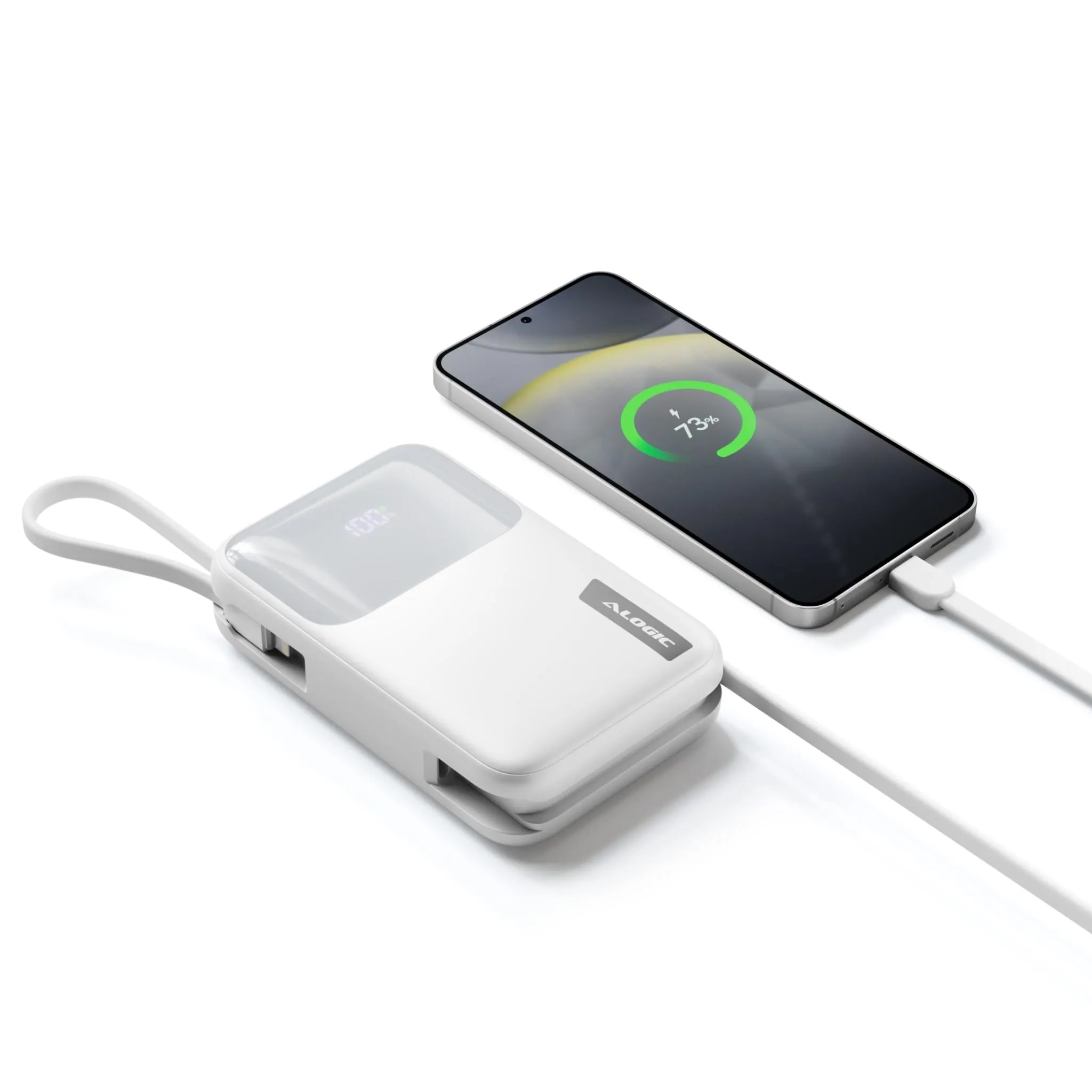 ALOGIC 20K 30W Tandem Powerbank with USB-C & Lighting (White)