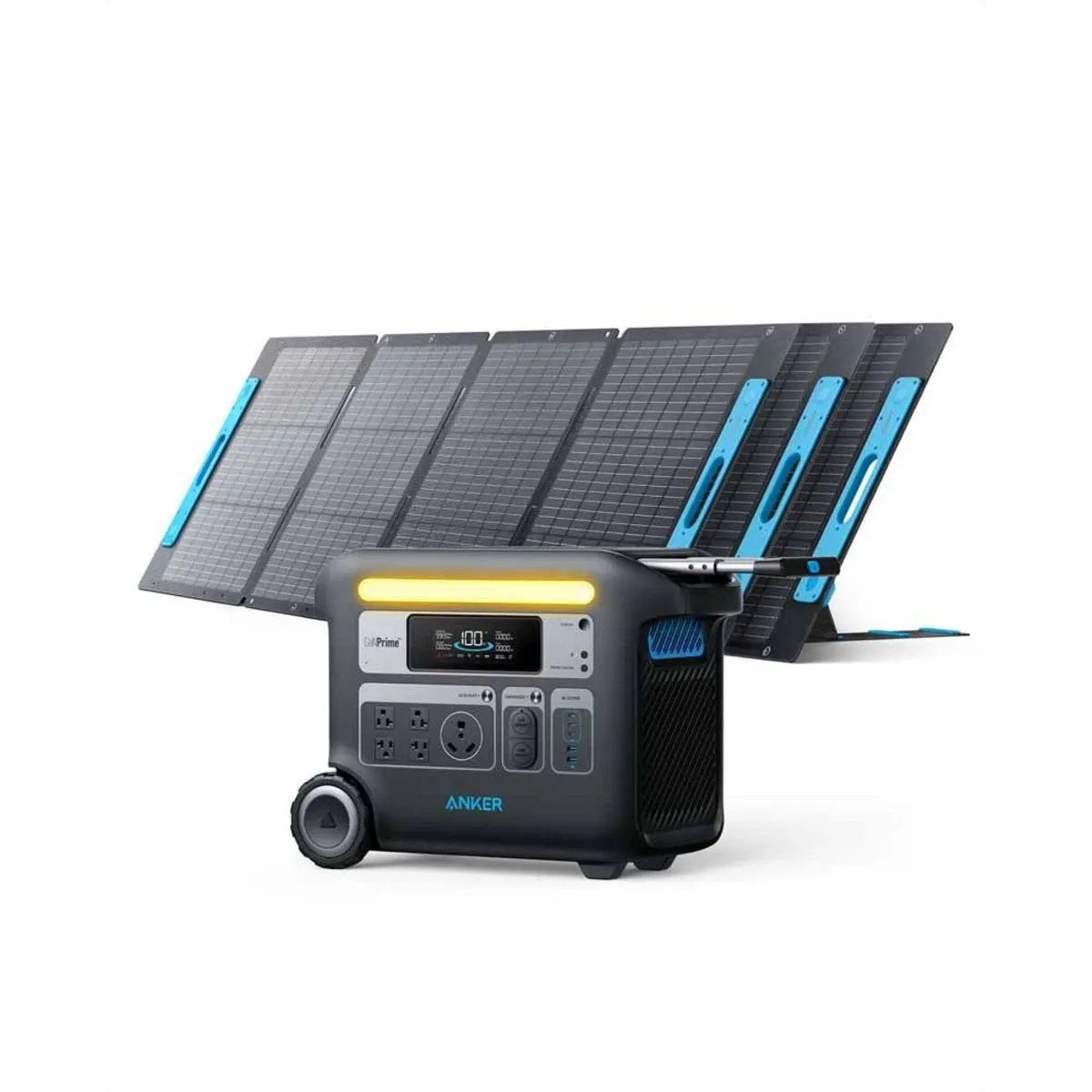 Anker Solar Generator 767 - PowerHouse 2048Wh with 3 x 200W Solar Panels