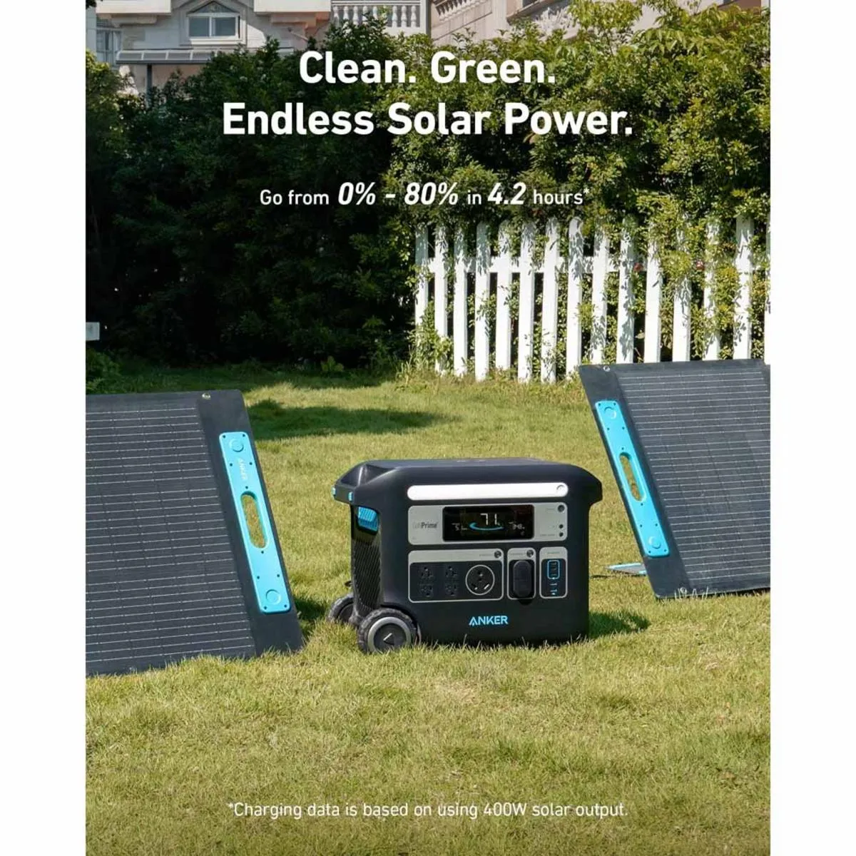 Anker Solar Generator 767 - PowerHouse 2048Wh with 3 x 200W Solar Panels