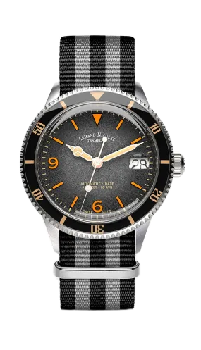 Armand Nicolet Men's Watch VS1 Date 38mm Black Grey A500ANAA-NS-BN19500AANG