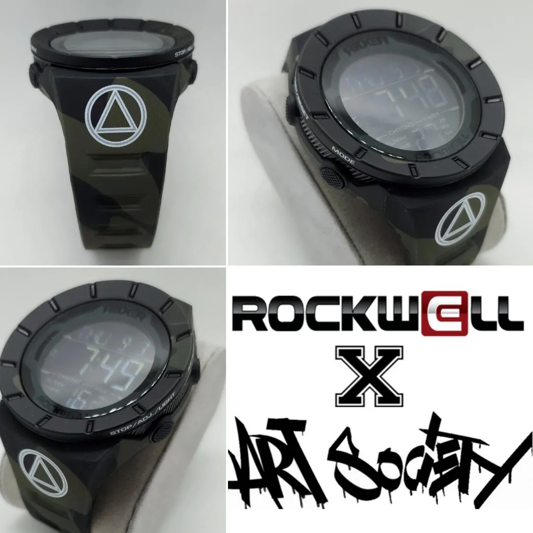 Art Society x Rockwell MULTI CAM CAMO COLISEUM FIT Watch