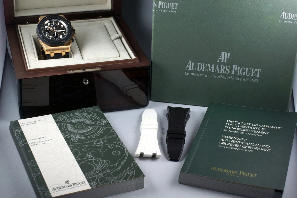 Audemars Piguet Royal Oak Offshore Rose Gold 25940OK with Box and Papers