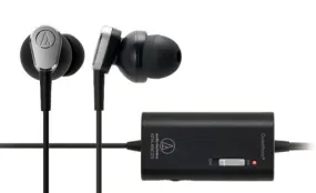 Audio Technica ATH-ANC23 QuietPoint Active Noise-Cancelling In-Ear Headphones