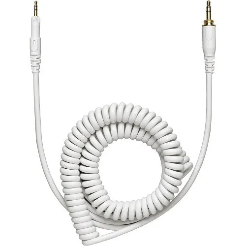 Audio-Technica HP-CC Replacement Cable For Ath-M50Xwh Headphones (White, Coiled)