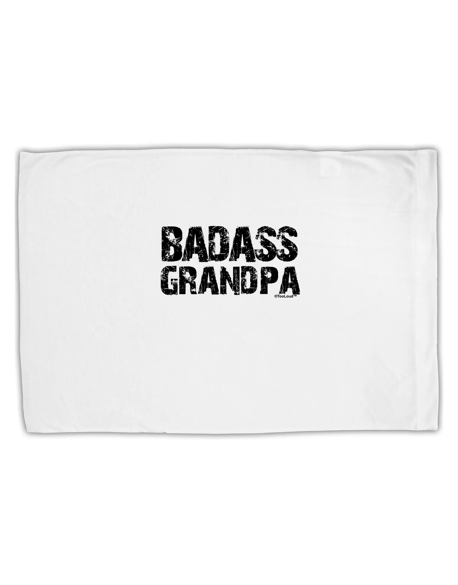 Badass Grandpa Standard Size Polyester Pillow Case by TooLoud